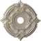 Ekena Millwork Attica PVC Medallion (Canopies up to 6 3/4"), 19"OD x 3 1/2"ID x 1"P, Metallic Silver Metallic CMP19ATCSV - alternate 1